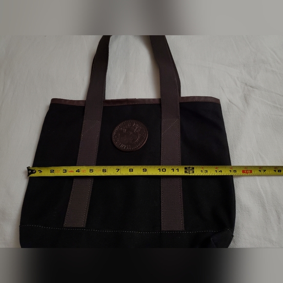 Duluth Pack 5 Liter Capacity Black Long Handles Mini Tote Made In USA - Picture 7 of 15